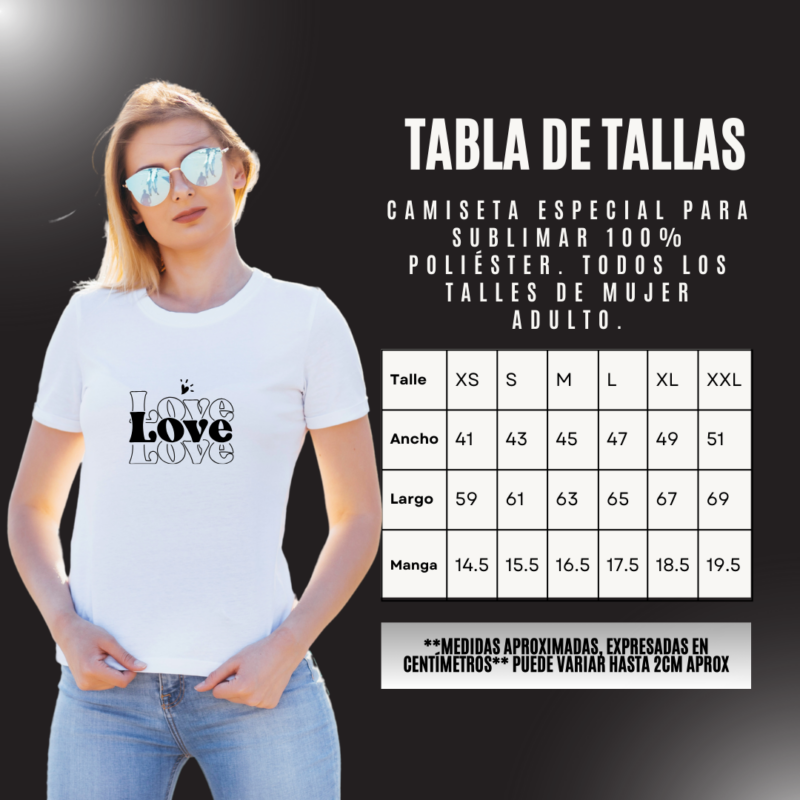 Remera Blanca Sublimable para Mujer - Image 8
