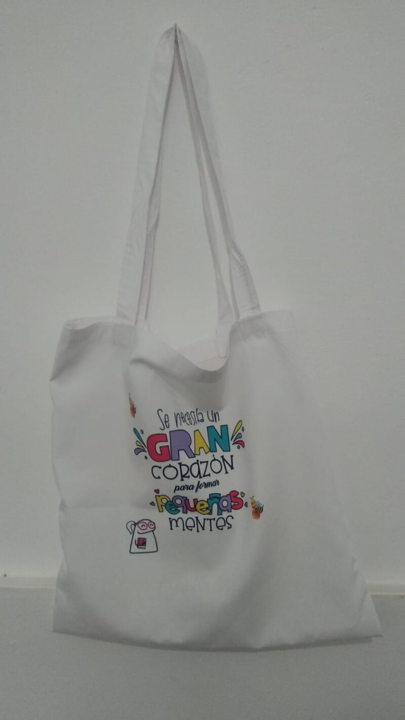 Bolsa blanca Tote Bag 40 x 40cm - Image 6