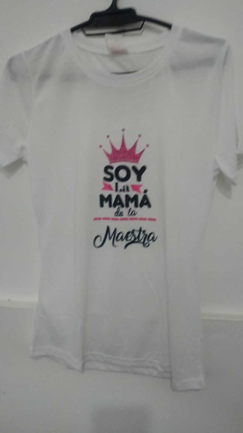 Remera Blanca Sublimable para Mujer - Image 9