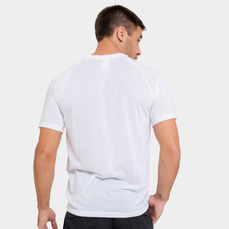 Remera Blanca Sublimable para Hombre - Image 4