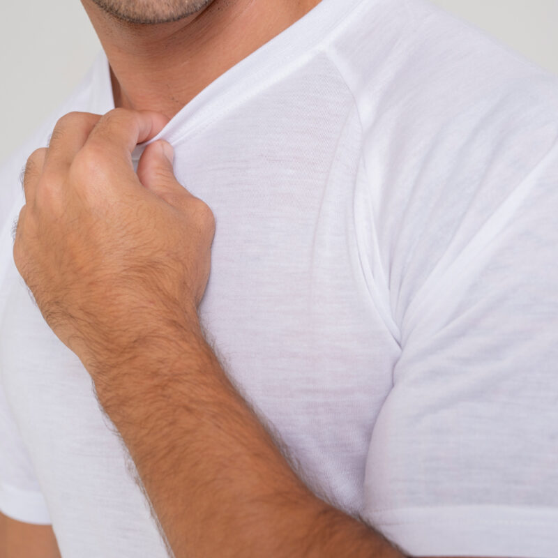 Remera Blanca Sublimable para Hombre - Image 2