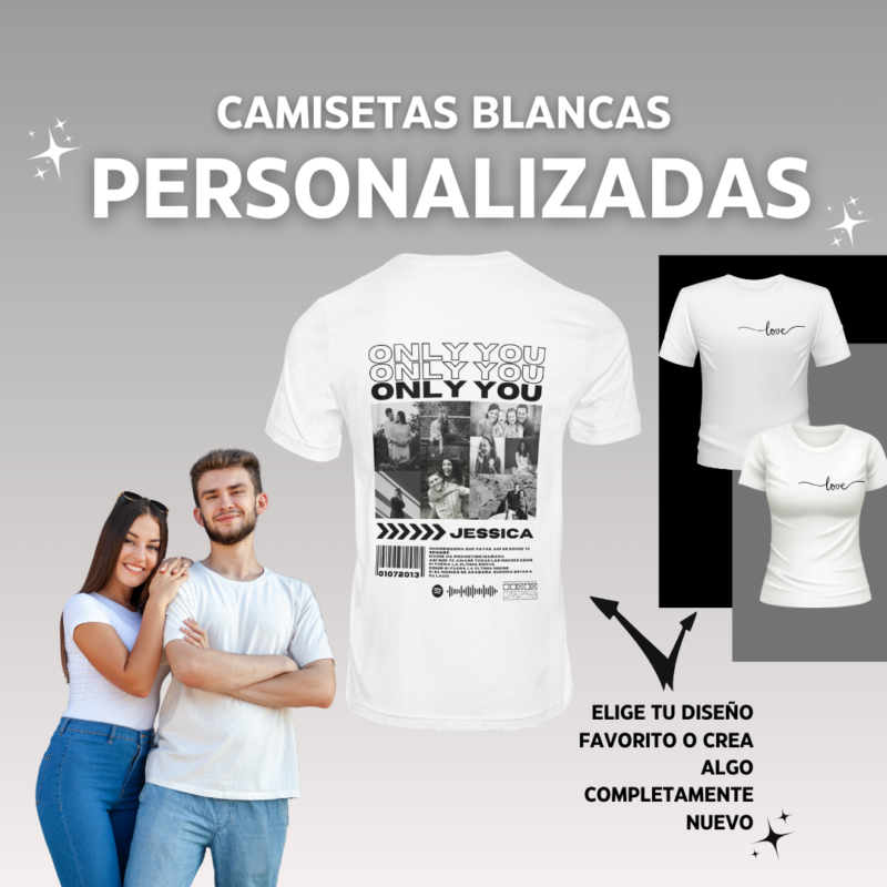 Remera Blanca Sublimable para Hombre - Image 9