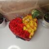 Arreglos Florales Corazón Rosas Eternas Con Bombones
